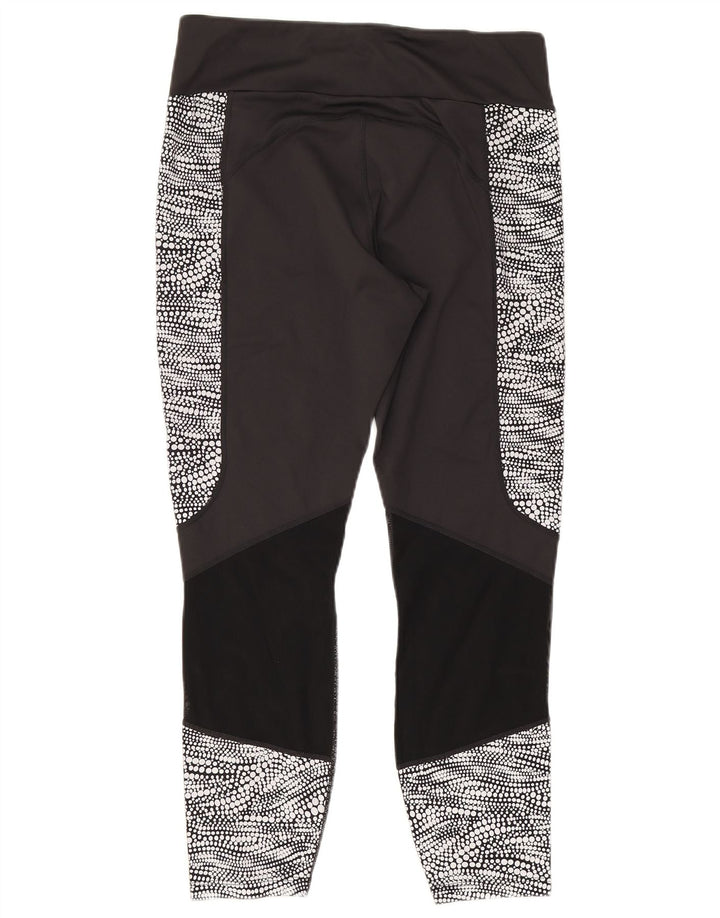 Damskie legginsy Capri Mountain Warehouse UK 14, średni czarny, blok kolorów
