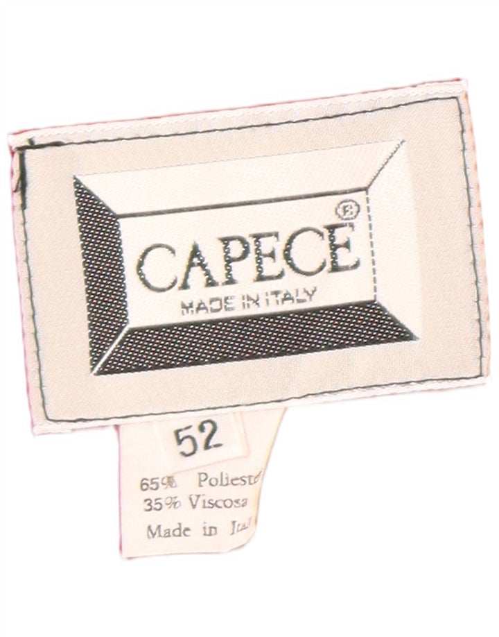 Męska marynarka z podwójnymi piersiami w stylu vintage IT 52 XL, czerwony poliester