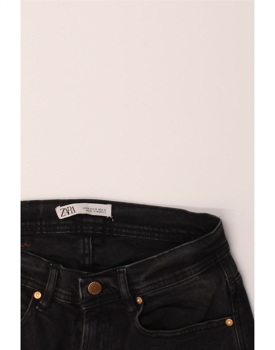 ZARA Womens Skinny Jeans EU 38 Small W30 L29 Black Vintage Zara and Second-Hand Zara from Messina Hembry 