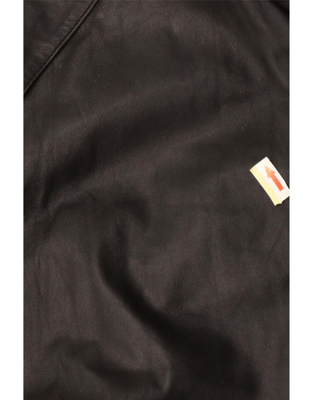 Męski płaszcz skórzany EU 50, duża czarna skóra