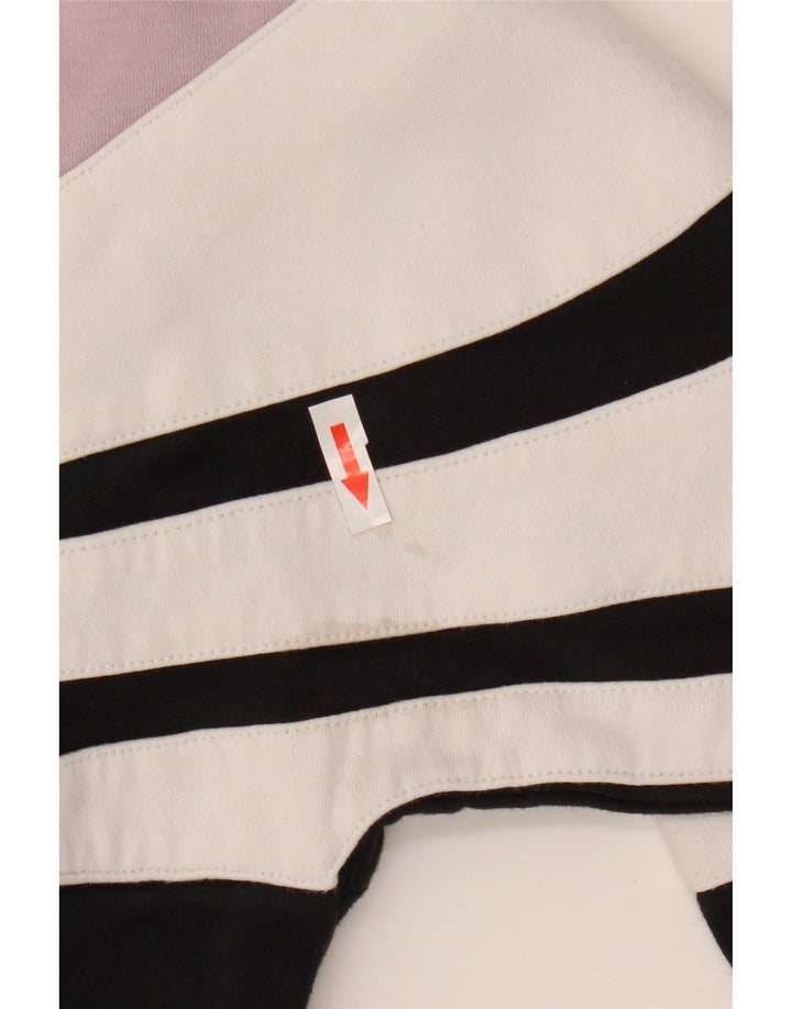 Damska bluza oversize Adidas Jumper UK 12 Medium Black Colorblock