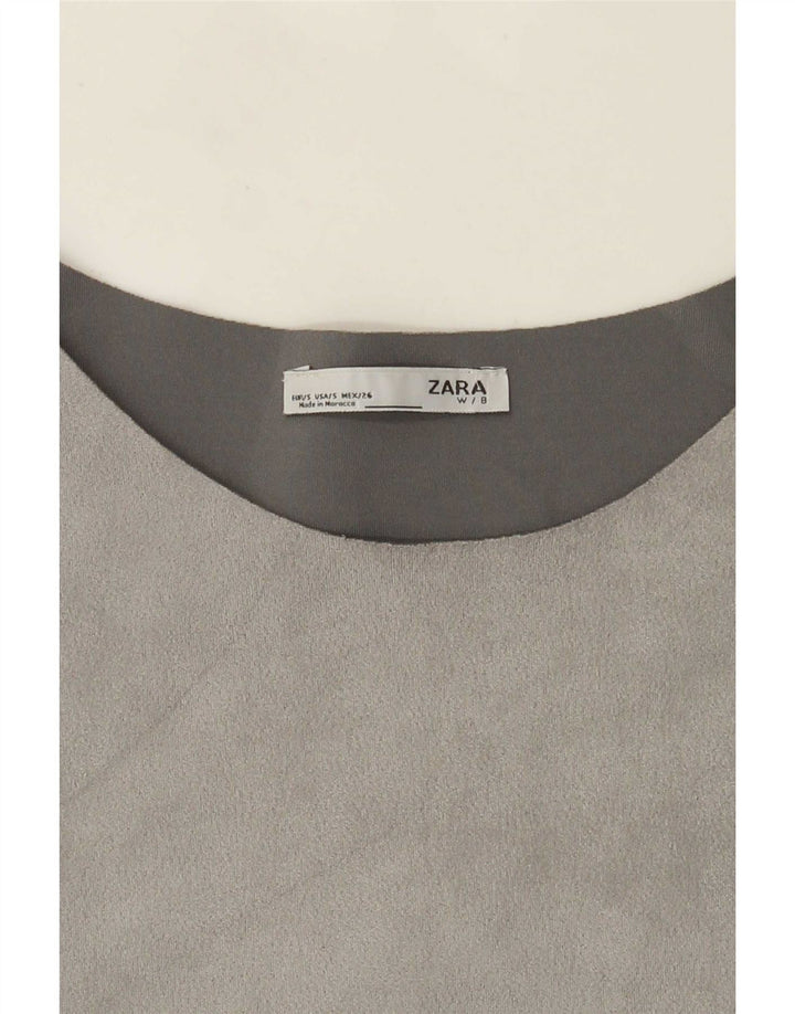 Bluzka damska Zara Top UK 10 Small Grey Colorblock