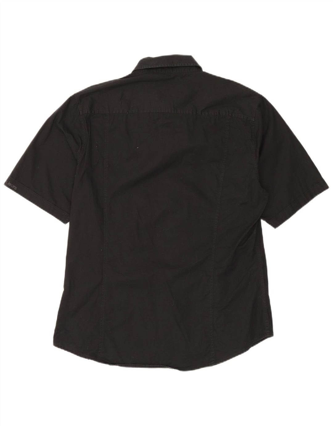 Męska koszula z krótkim rękawem CALVIN KLEIN JEANS 2XL, czarna, bawełniana