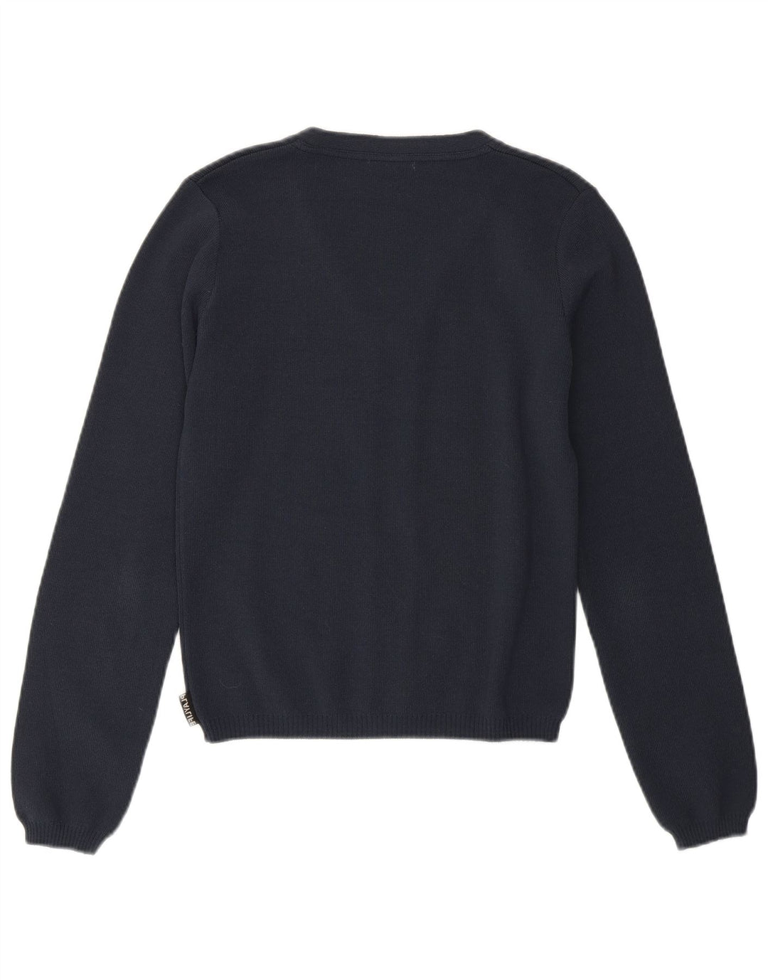 Sweter damski Playlife Crop Cardigan UK 12 Średni granatowy poliamid