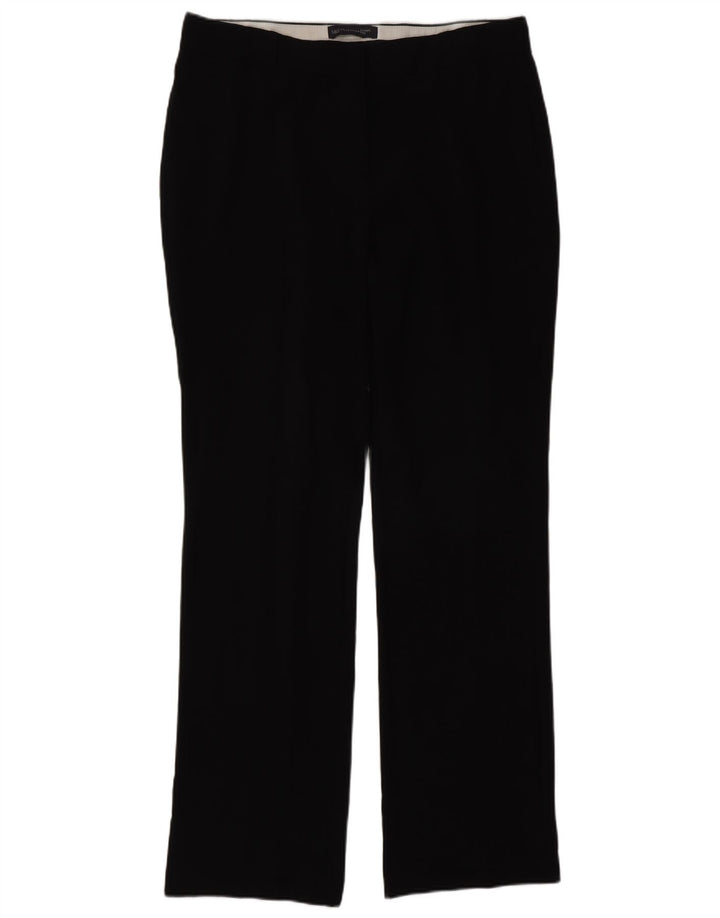 Damskie spodnie garniturowe Marks & Spencer UK 14 Medium W34 L34 Czarne