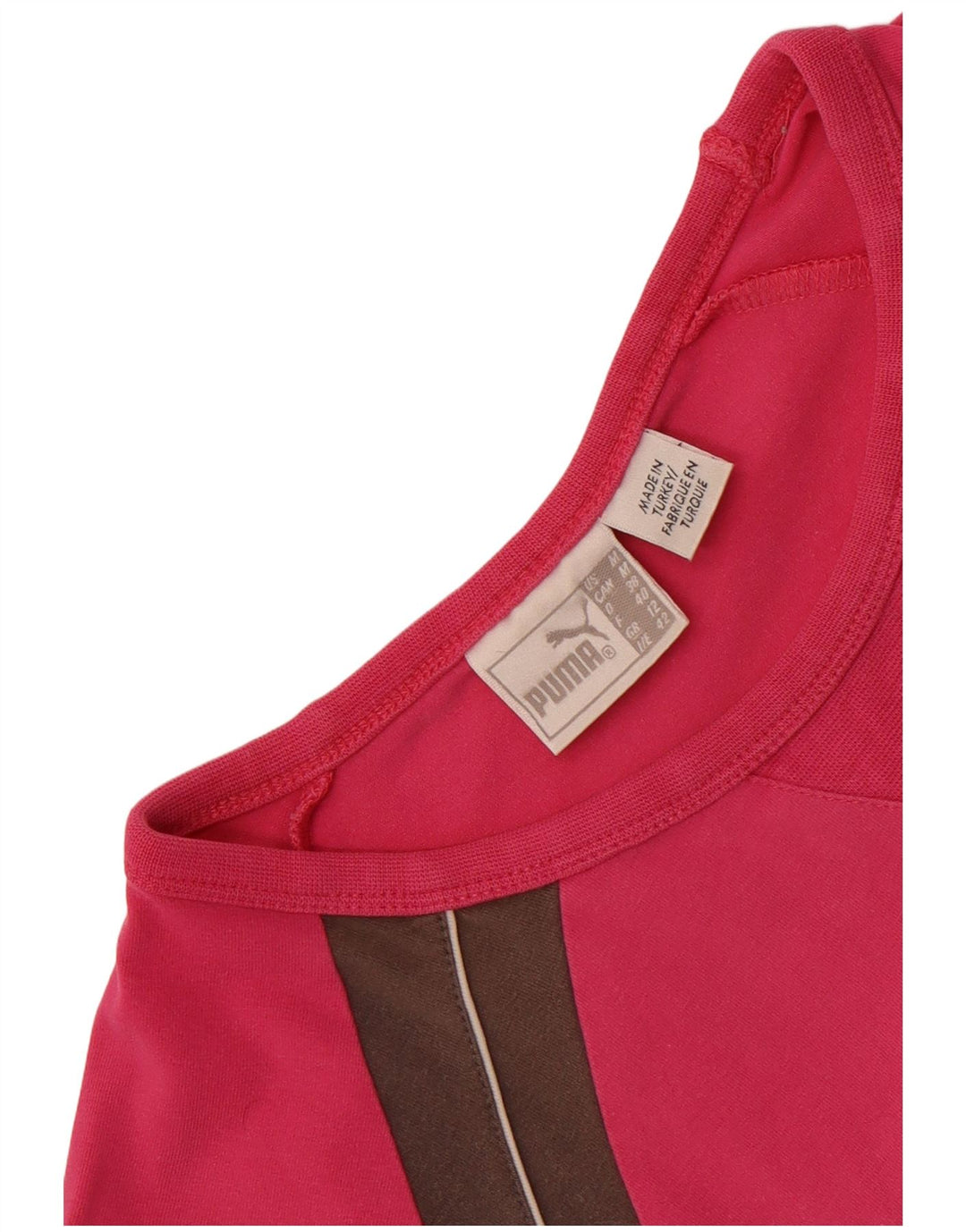 Damska koszulka z grafiką Puma Top UK 12 w kolorze średniego różu