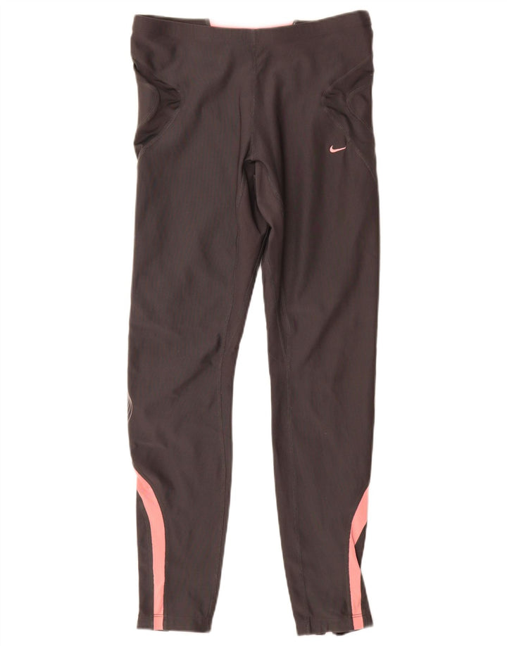 Damskie legginsy Nike Dri Fit UK 10/12 w kolorze średnioszarym