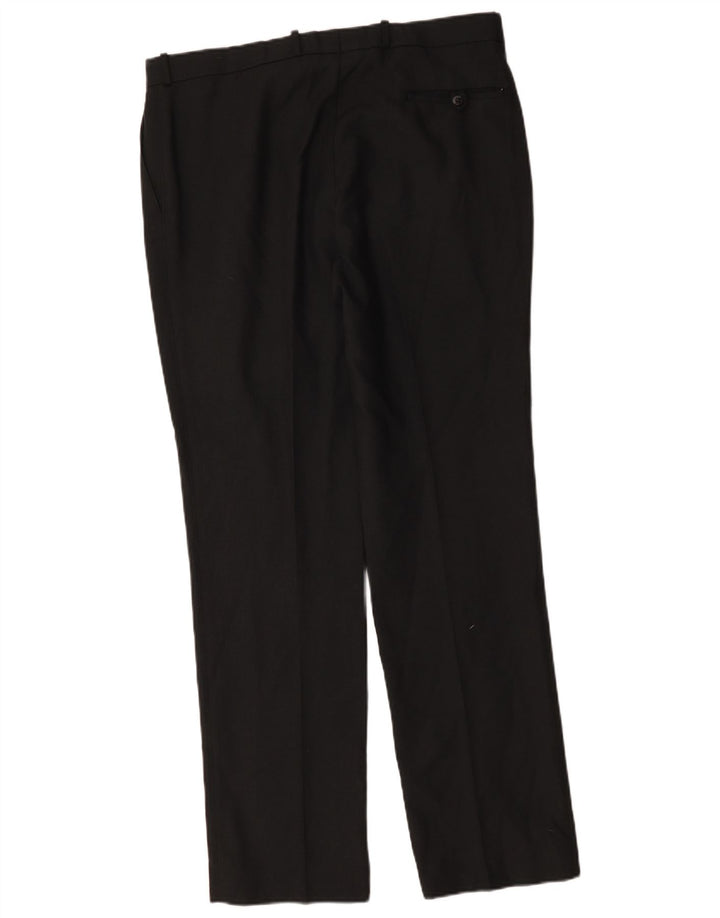 Męskie spodnie chino Farah Straight Pegged W36 L32 Szary poliester