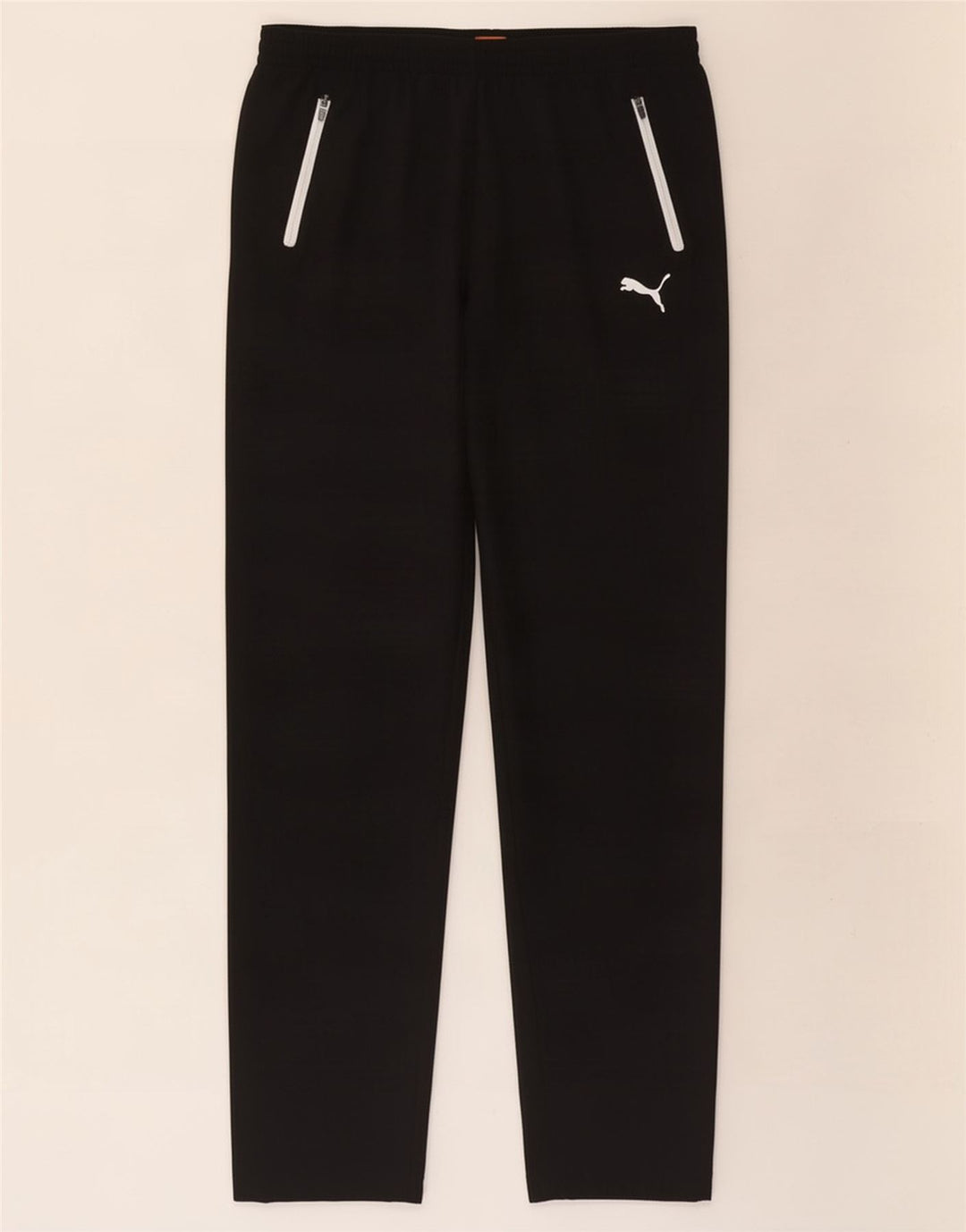Damskie spodnie dresowe Puma UK 14, duże, czarne, poliestrowe