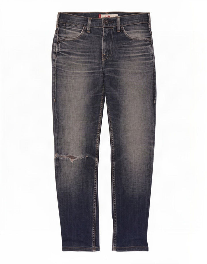 Damskie jeansy Levi's 519 w trudnej sytuacji W28 L28 Niebieskie