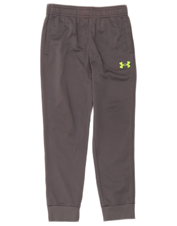 Dziewczęce spodnie dresowe Under Armour z grafiką, 6-7 lat, szare