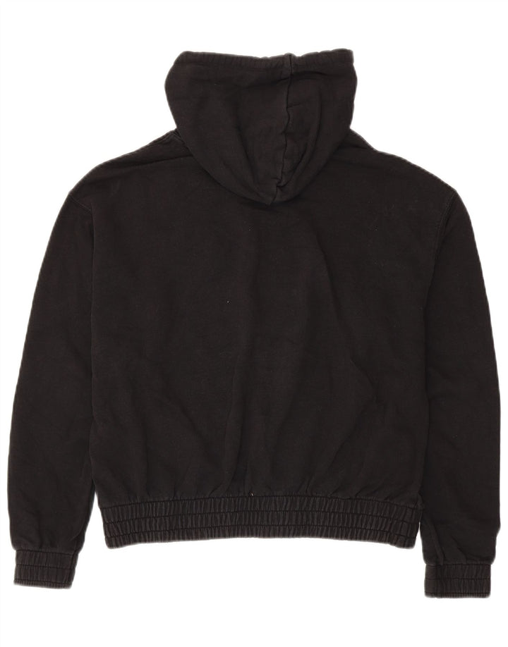 Damski sweter oversize z kapturem PUMA UK 14, średni czarny, bawełniany