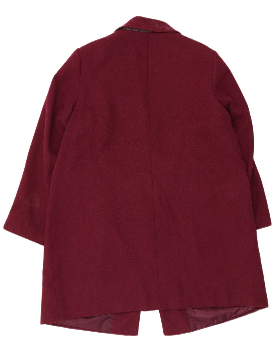 Marks & Spencer Płaszcz damski UK 20 2XL Burgundowy poliester
