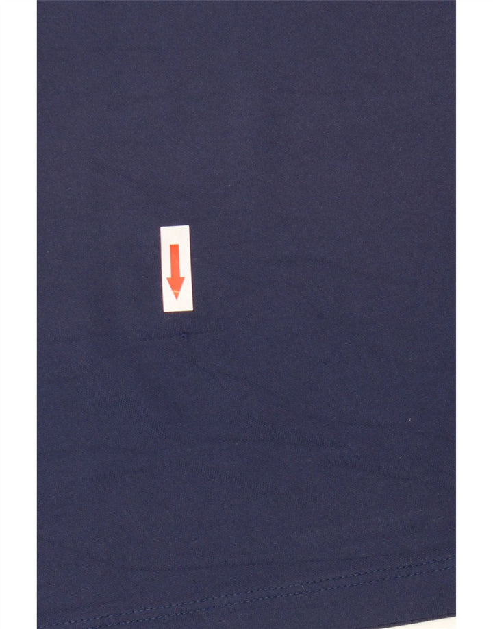 Męski T-shirt NIKE Dri Fit, średni granatowy poliester