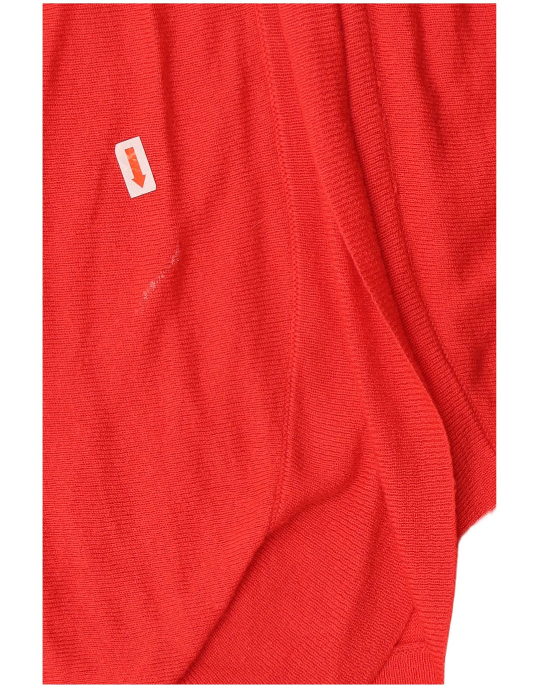 MOSSIMO Womens Longline Open Cardigan Sweater UK 20 2XL Orange Nylon