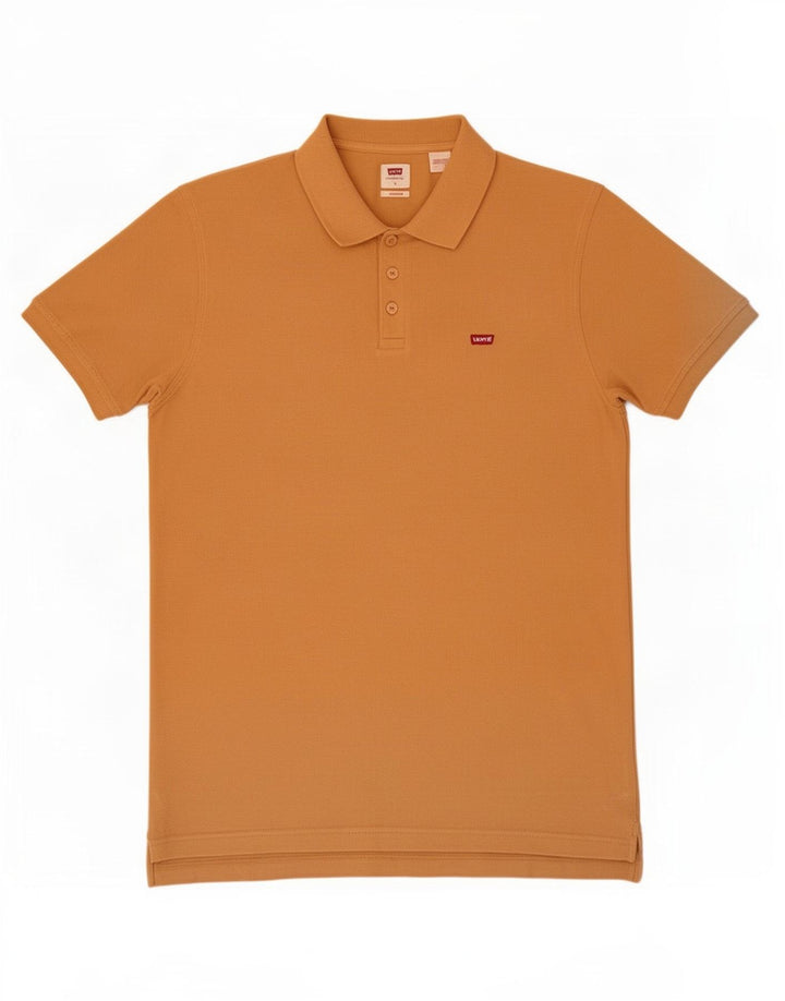 Męska koszulka polo Levi's o standardowym kroju, duża, beżowa