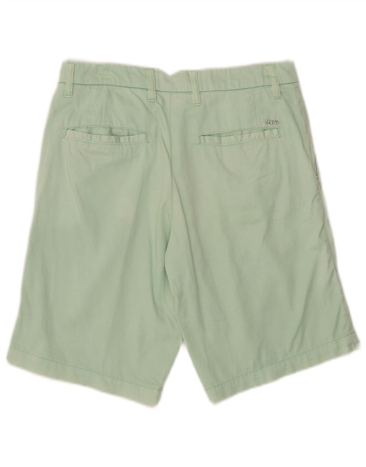 Damskie spodenki Chino Guess W28 Średniozielona bawełna