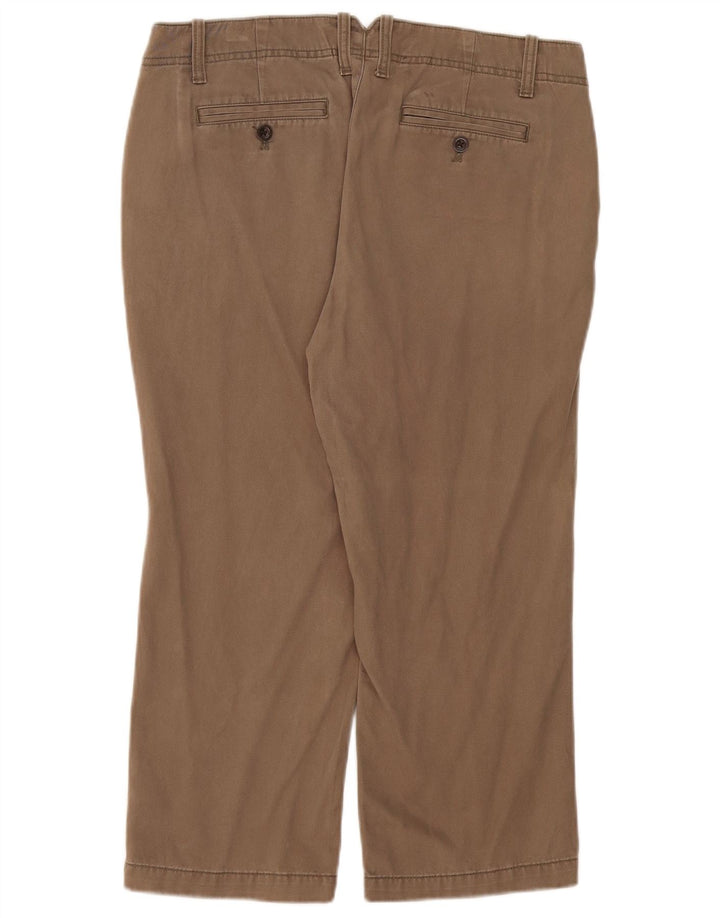 Spodnie damskie Capri Eddie Bauer US 8 Medium W34 L23 Beżowa bawełna