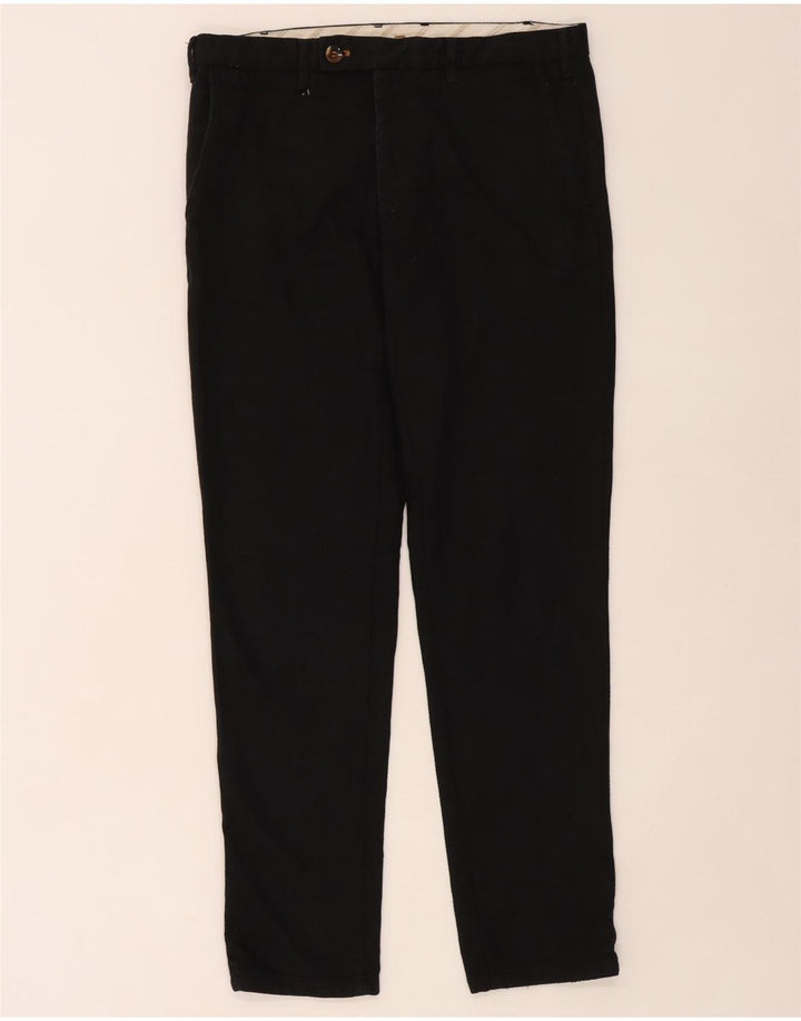 Męskie spodnie garniturowe Zara EU 40 Medium W31 L30 Czarny poliester