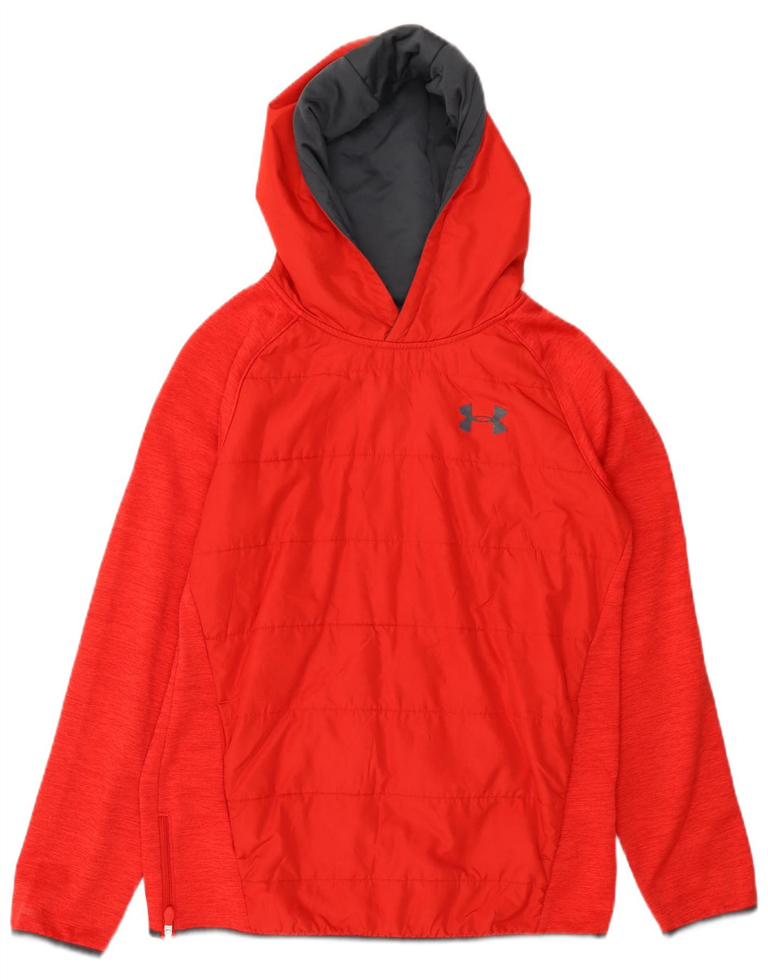 UNDER ARMOUR Chłopięcy sweter z kapturem 13-14 lat XL, czerwony, poliester
