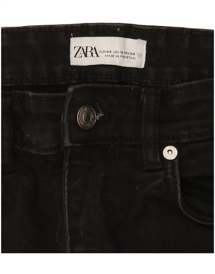Damskie jeansy Bootcut Zara EU 44 XL W34 L25 Czarne