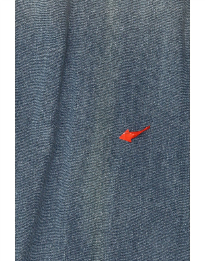 Męska koszula dżinsowa Fat Face w kolorze średnioniebieskim