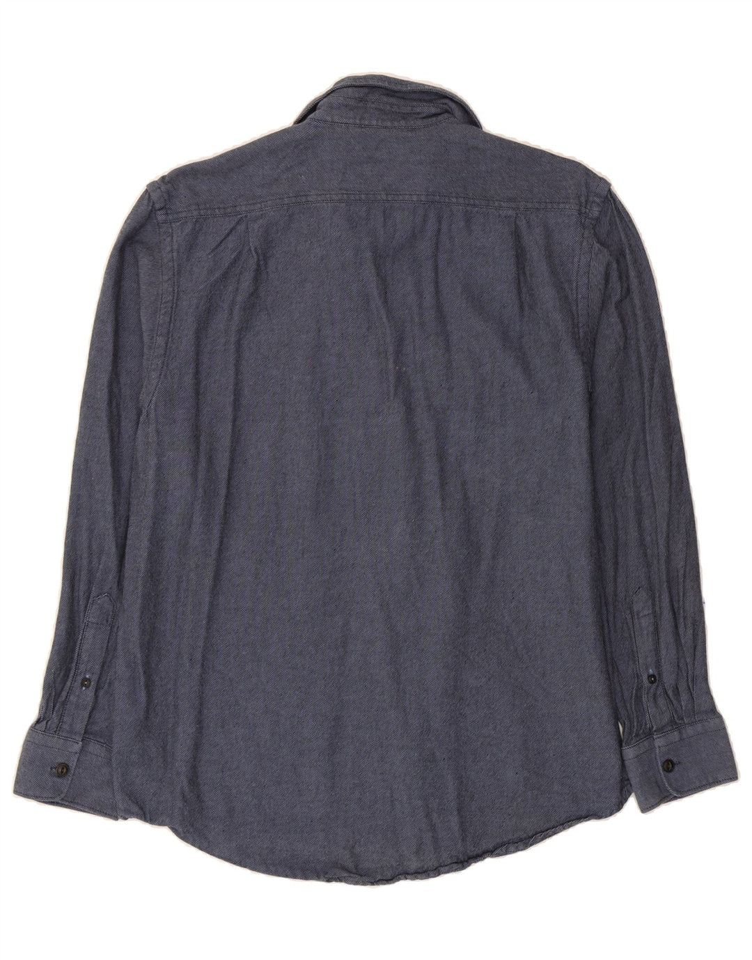 IZOD Mens Shirt Medium Navy Blue Pinstripe Cotton Vintage Izod and Second-Hand Izod from Messina Hembry 