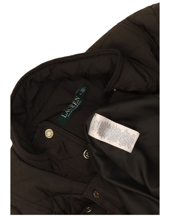 Damska pikowana kurtka Ralph Lauren UK 10, mała, khaki, polietylen