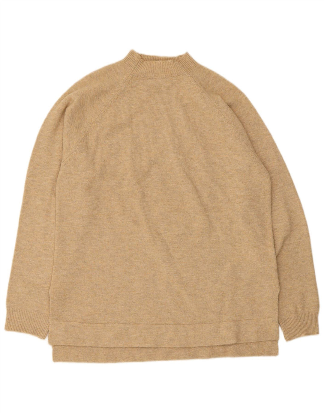 Damski sweter oversize Indi & Cold z golfem UK 10 Small Beige