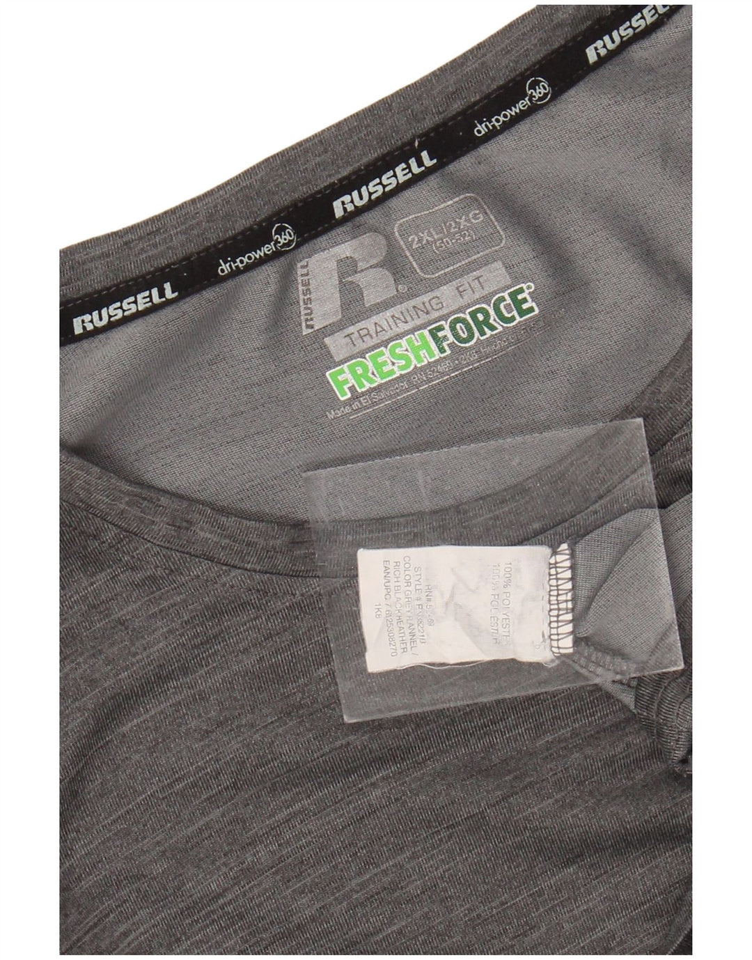 Koszulka męska RUSSELL ATHLETIC Top 2XL Szary poliester