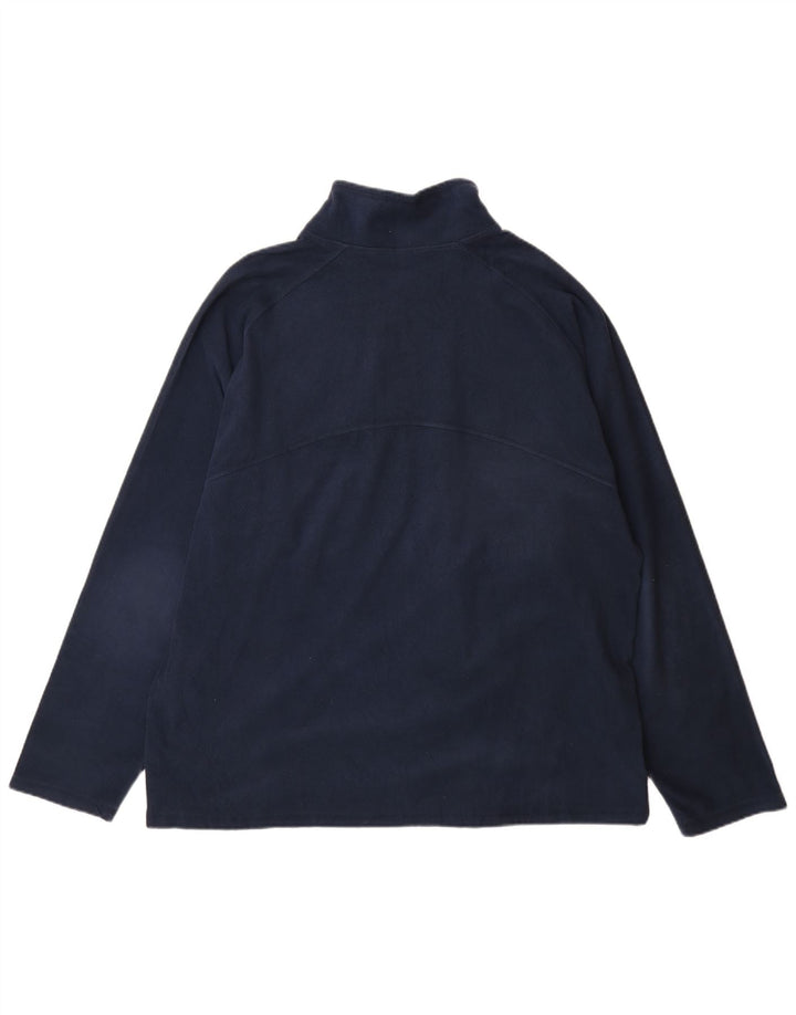 Męska kurtka polarowa REEBOK UK 42 XL, granatowa, poliester