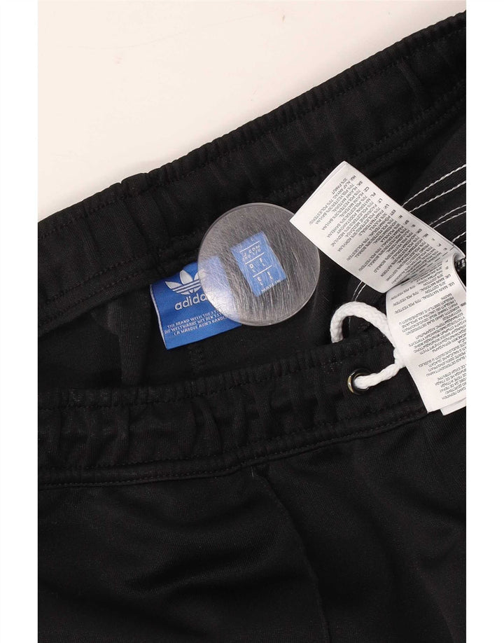 Męskie spodnie dresowe Adidas Capri, duże, czarne, poliestrowe