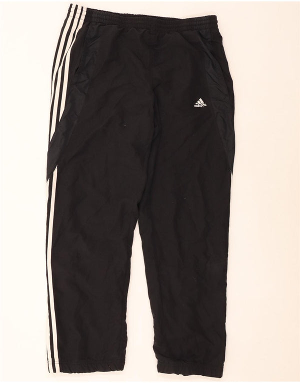 Adidas Mens Tracksuit Trousers Joggers Medium Black Polyester