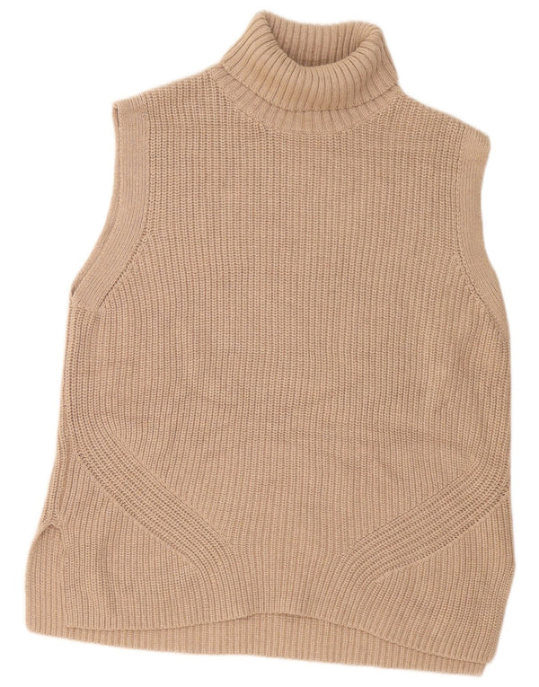 Tank top damski Marks & Spencer Longline Oversize UK 10, mały, beżowy