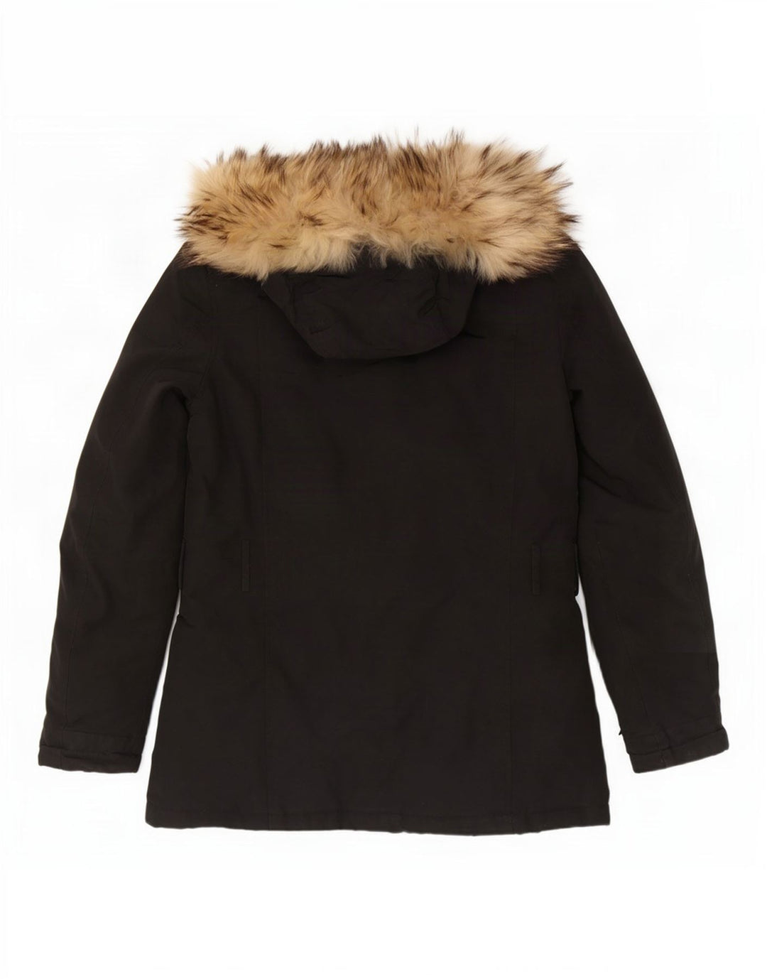 Damska ocieplana kurtka z kapturem Woolrich UK 10, mała czarna