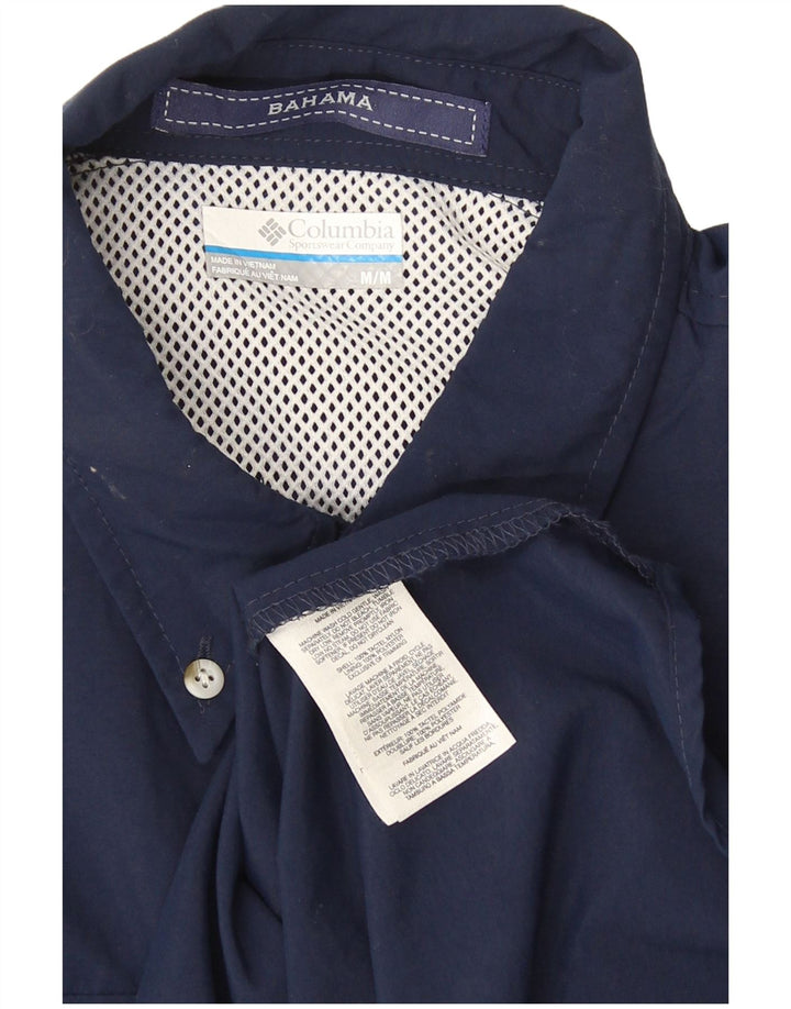 Męska koszula Columbia Omni-Shade, średni granatowy nylon