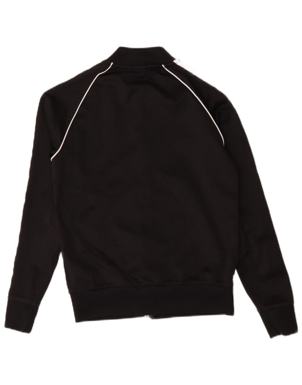 Damska bluza dresowa Adidas UK 4/6 XS Czarna bawełna