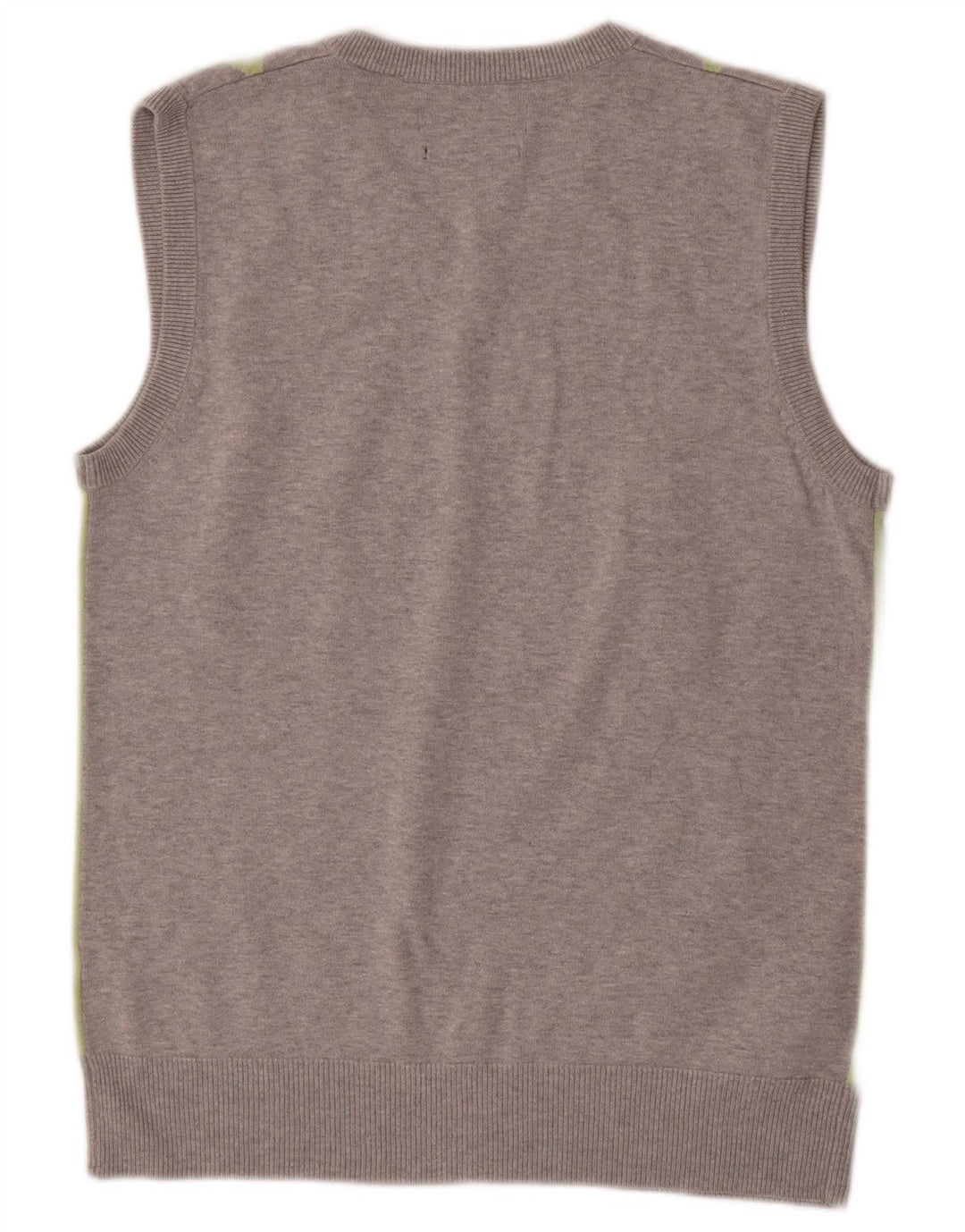Męski podkoszulek Ben Sherman z kamizelką, mały, szary Argyle/diamentowa bawełna