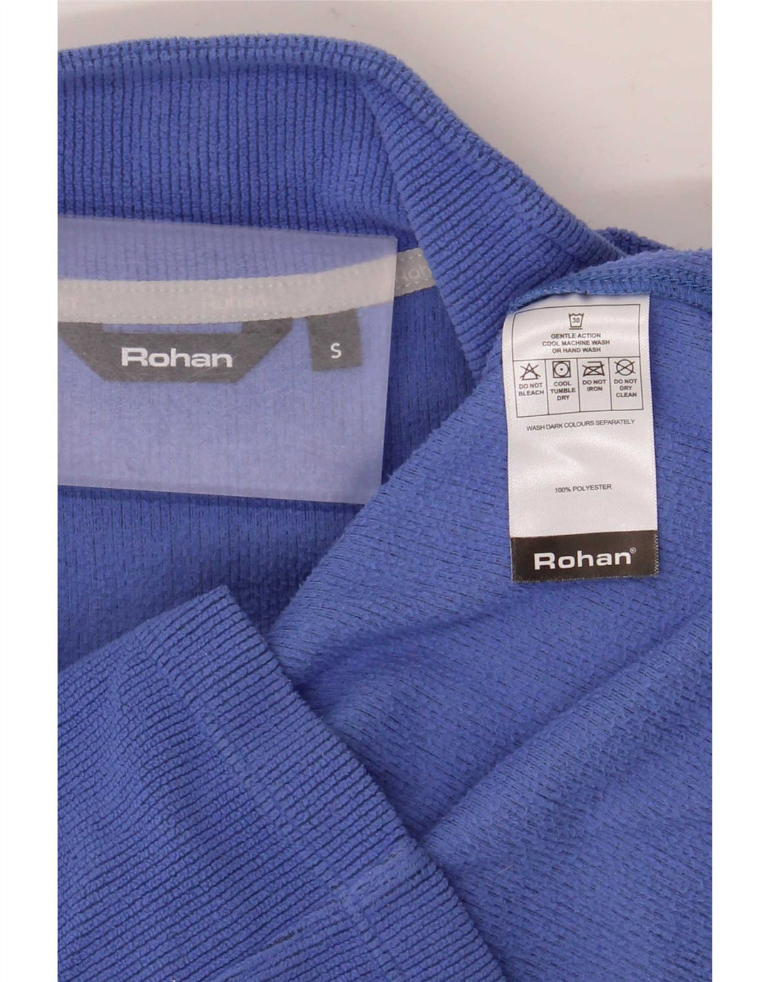 Damska oversize'owa kurtka polarowa Rohan UK 10 Small Blue Polyester