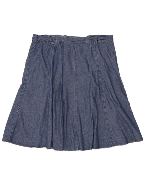 Marks & Spencer Damska spódnica dżinsowa UK 18 XL W38 Niebieska bawełna