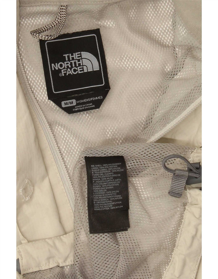 Damska kurtka przeciwdeszczowa z kapturem The North Face UK 14, średni beż, nylon