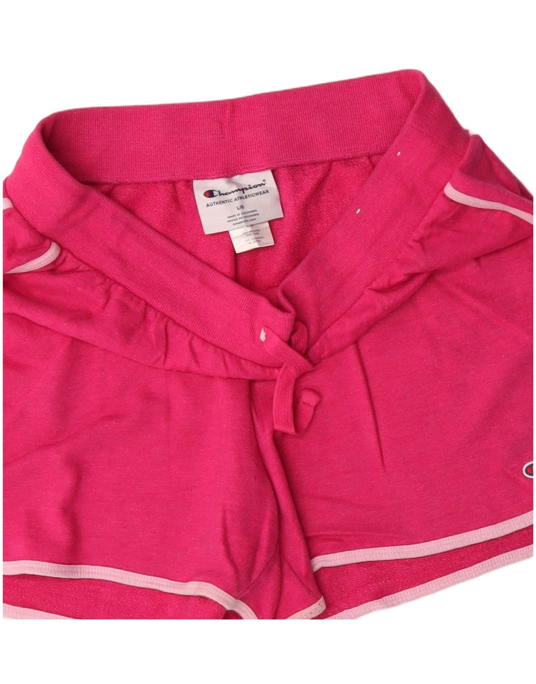 Damskie spodenki sportowe Champion Graphic UK 16, duże, różowe, bawełniane