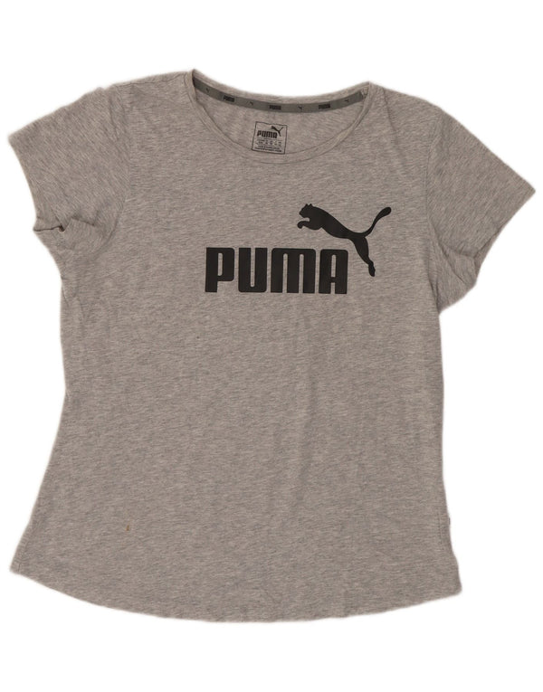 Damska koszulka z grafiką Puma Top UK 12 Medium Grey
