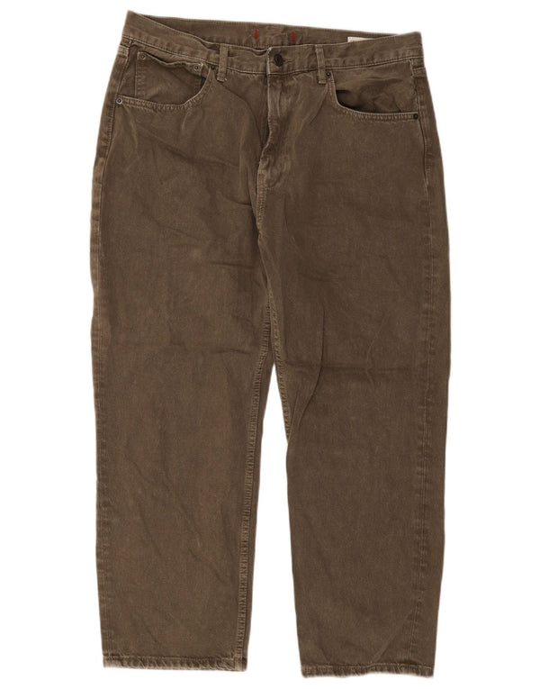 Damskie proste dżinsy Zara EU 46 2XL W36 L26 Khaki
