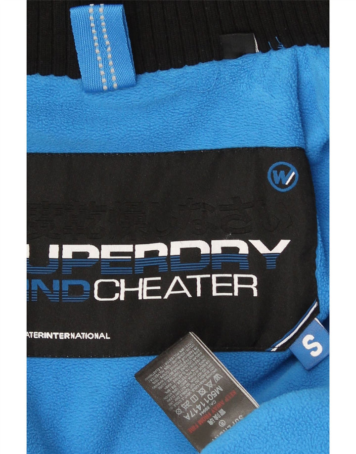 Męska kurtka wiatrówka Superdry The Windcheater Graphic UK 36 Small Black