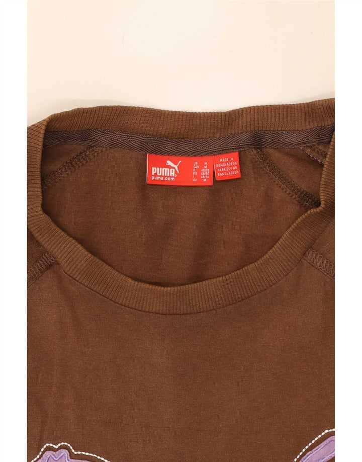 Męski T-shirt Puma z grafiką, średni brąz