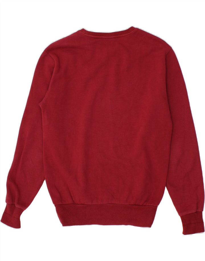 ELLESSE Mens Sweatshirt Jumper Small Red Cotton Vintage Ellesse and Second-Hand Ellesse from Messina Hembry 