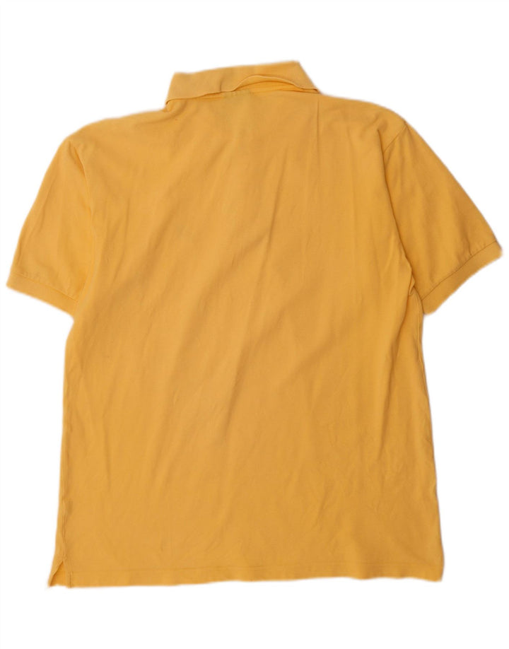 Męska koszulka polo Asics, średnia żółta bawełna