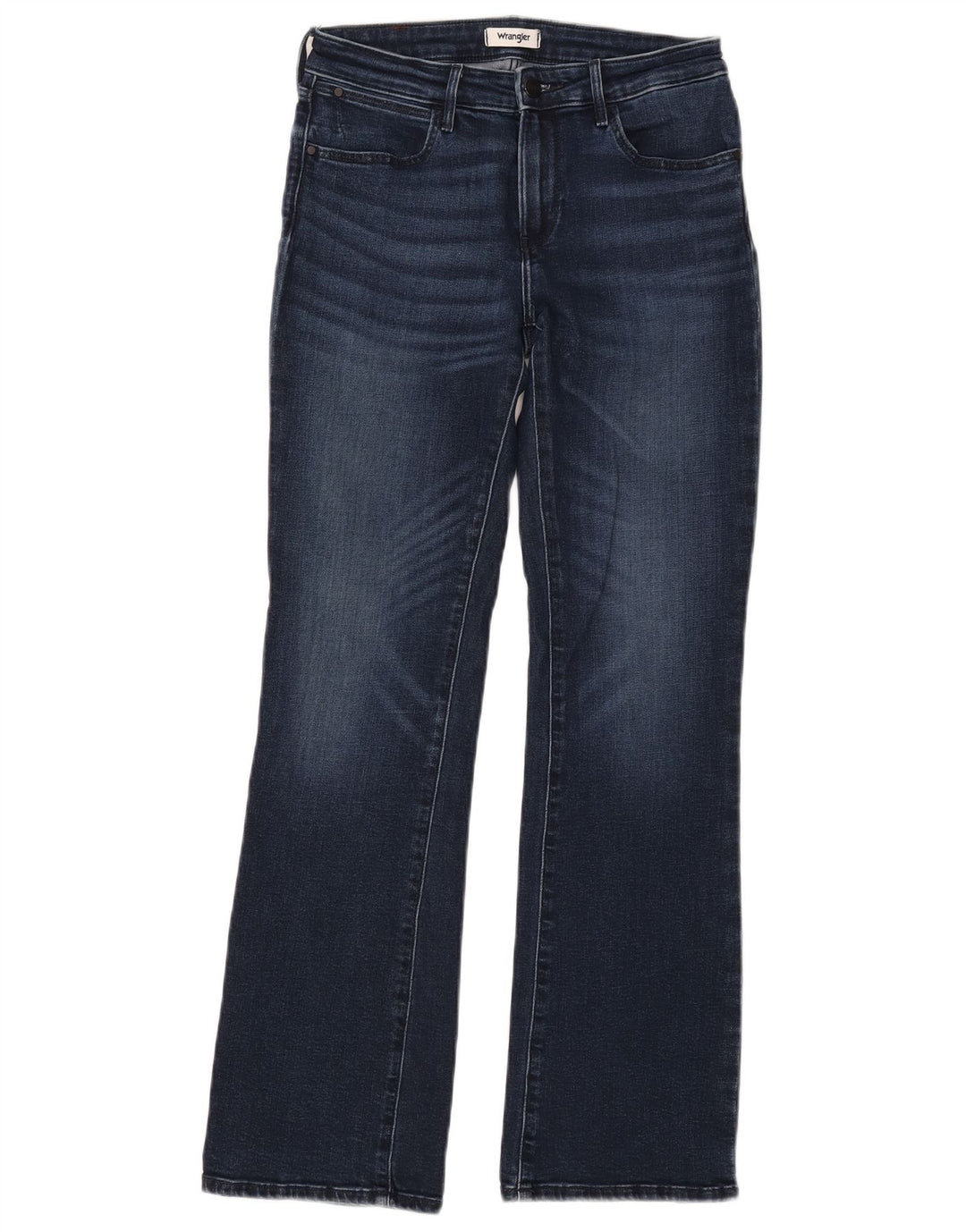 Damskie jeansy Wrangler Bootcut W28 L30 granatowe