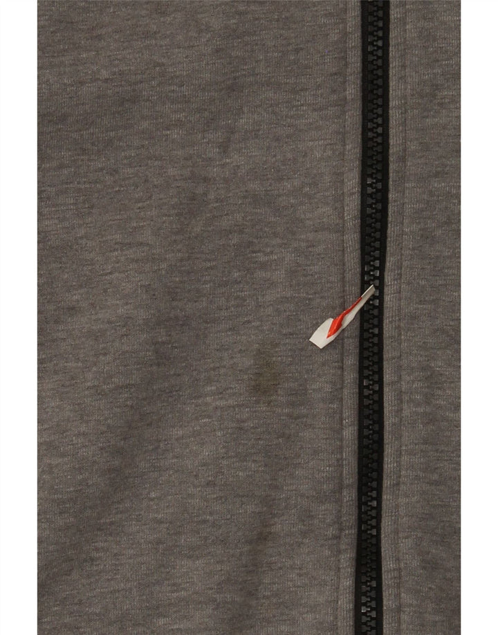 Męski sweter z kapturem i zamkiem błyskawicznym Nike XL, szara bawełna